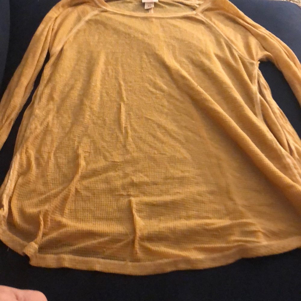 Long Yellow Top